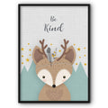 Be Kind Deer Canvas Print