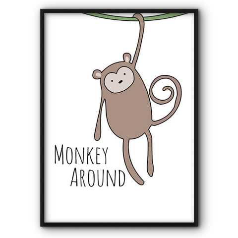 Monkey Around Canvas Print