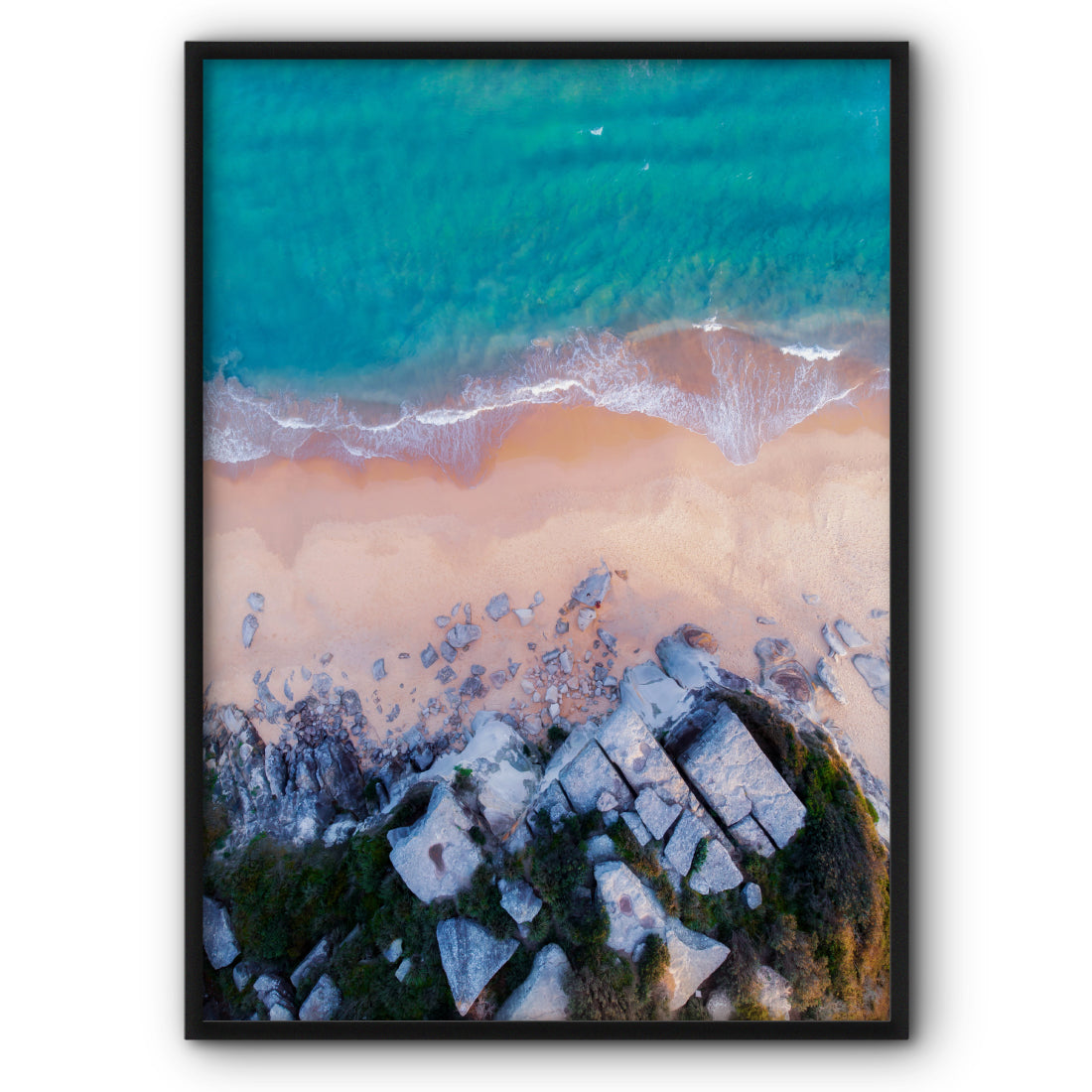 Rocky Shore Canvas Print Wall Art Poster – The Style Habitat