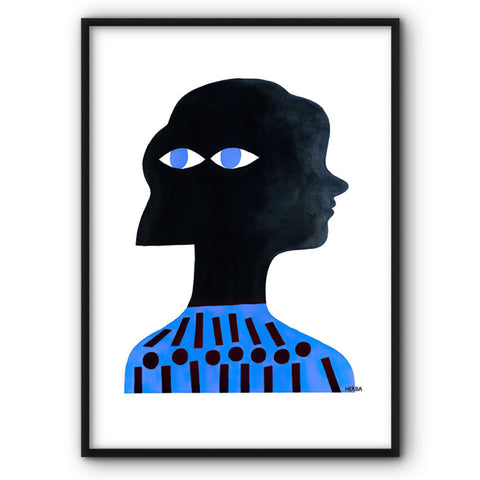 Eyes On The Back Of Your Head Canvas Print