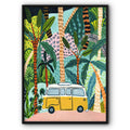 Bus In The Tropics Art Print