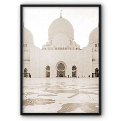 White Mosque Canvas Print