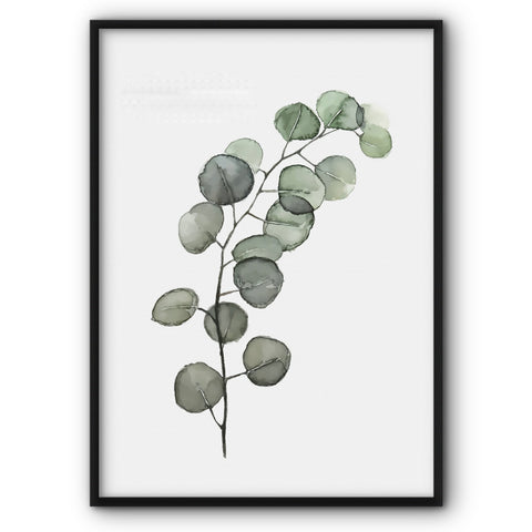 Green Leaf Plant No10 Canvas Print