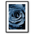 Flowers In Blue Canvas Print No4