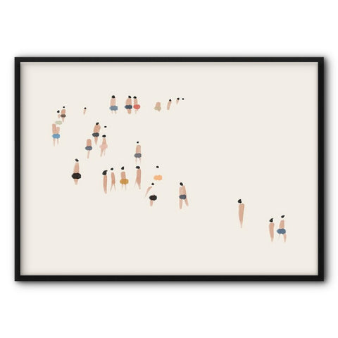 People On Vacation No2 Canvas Print