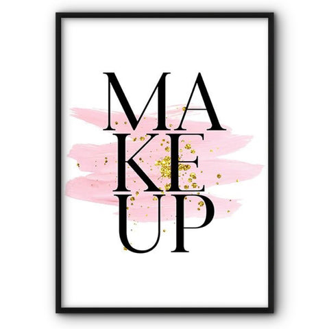 Makeup Canvas Print