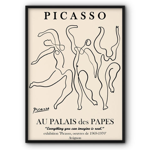 Picasso Dance Figures Canvas Print