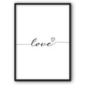 Love Line Canvas Print
