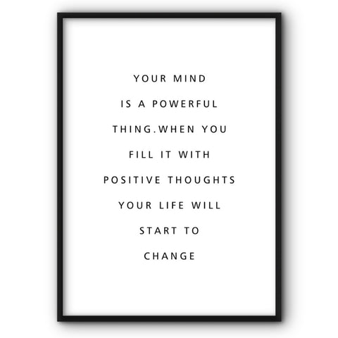 positive-thoughts-quote-canvas-print