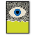 Abstract Eye Illustration Art Canvas Print