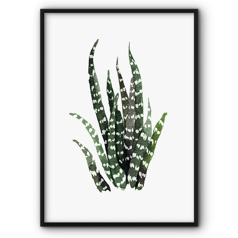 Green Leaf Plant No13 Canvas Print
