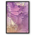 Purple And Golden River No2 Canvas Print