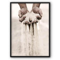 Sand in Hands Canvas Print