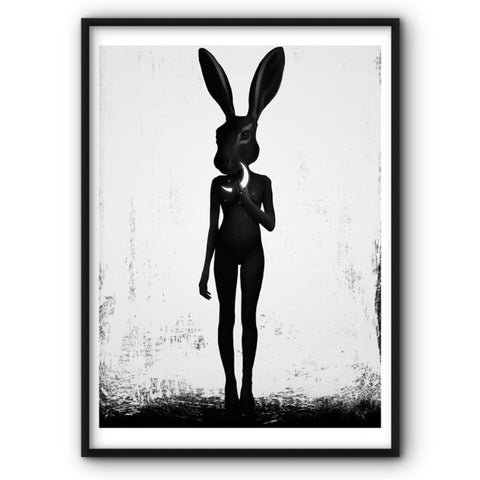 rabbit-and-crescent-canvas-print