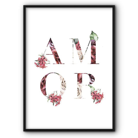 Amor Canvas Print