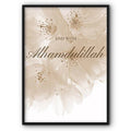 End With Alhamdulillah Canvas Print #5