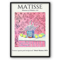 Matisse Lemons Against Pink Background Canvas Print