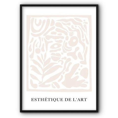 Esthetique De L'Art Canvas Print