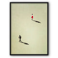 Man And Woman Walking Away Art Print