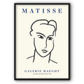Matisse Man Portrait Canvas Print