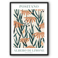 Positano Albero Di Limone Poppy Seeds Canvas Print