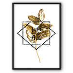 Golden Leaves Wild And Free Canvas Print