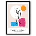 Picasso Style Penquin Canvas Print
