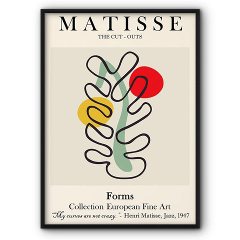 Matisse The Cut-Outs No5 Canvas Print