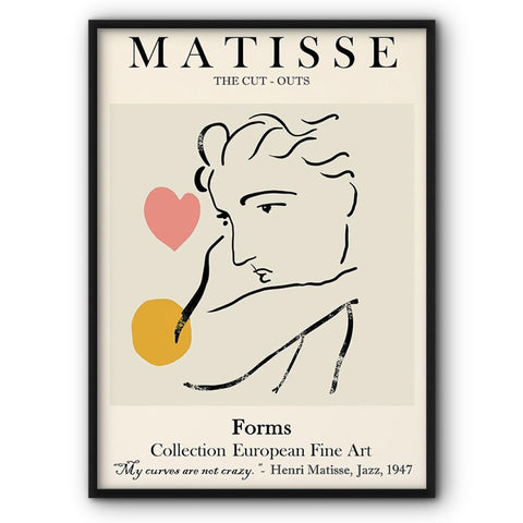 Matisse The Cut-Outs No10 Canvas Print