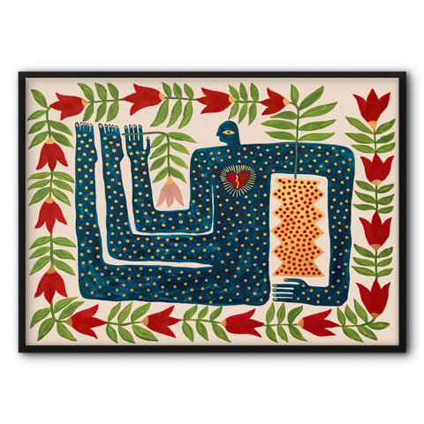 green-man-with-big-heart-among-flowers-art-print