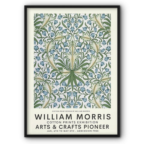 William Morris Flowers No8 Art Print