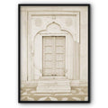 White Mosque Door No1 Canvas Print