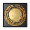 Golden Circle Pattern No5 Canvas Print