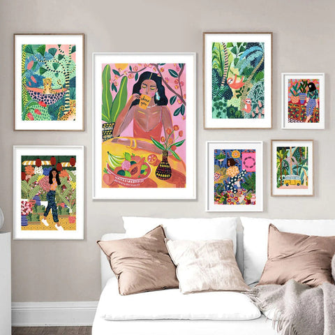 sloth-on-the-liane-art-print