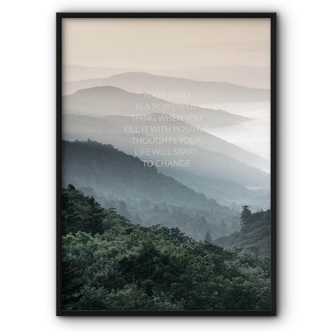 your-mind-is-powerful-thing-canvas-print
