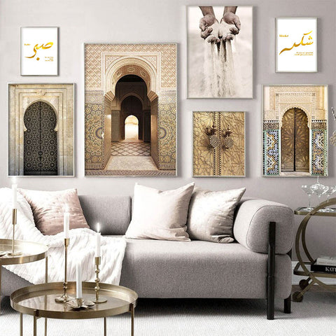 Golden Arch No1 Canvas Print