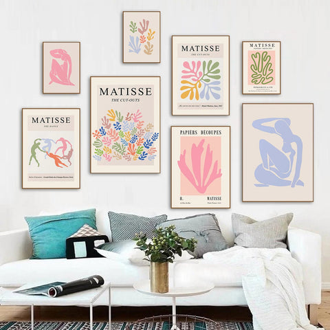 Matisse Papiers Decoupe No3 Canvas Print