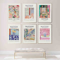 Matisse Les Coucous Tapis Blue Et Rose Canvas Print