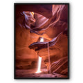 Ray Of Light In Canyon Canvas Print