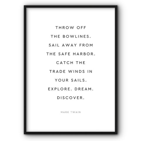 Explore Dream Discover Canvas Print
