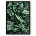 Green Tropical Leaves No2 Canvas Print