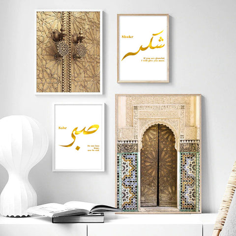 Golden Door No3 Canvas Print
