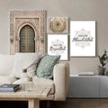 End With Alhamdulillah Canvas Print #4