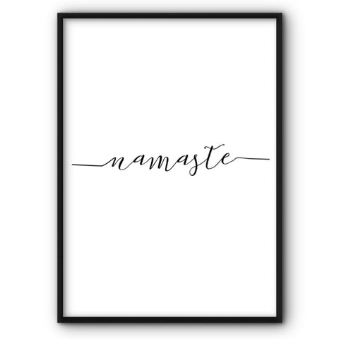 Namaste Canvas Print