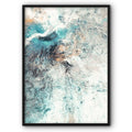 Abstract Art In Blue Canvas Print #2