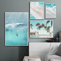 Ocean And Boat Canvas Print