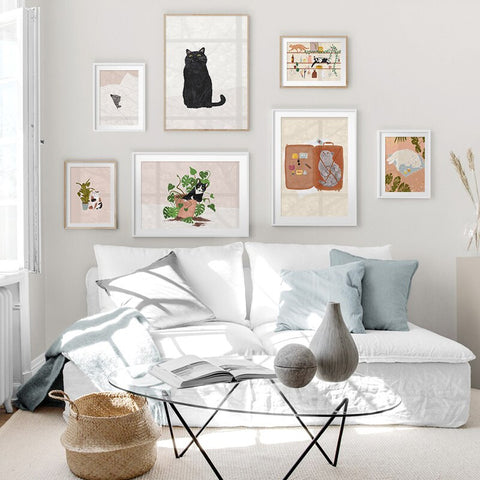 Kitty In A Pot Canvas Print