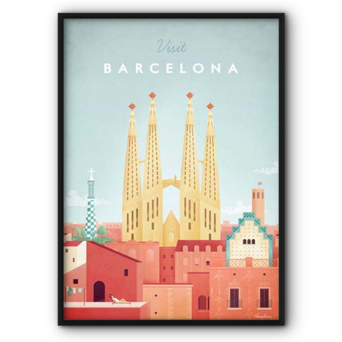 Barcelona Canvas Print Wall Art Poster – The Style Habitat