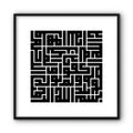 Ikhlas (Sincerity) In Black Canvas Print