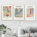 Matisse Les Coucous Tapis Blue Et Rose Canvas Print